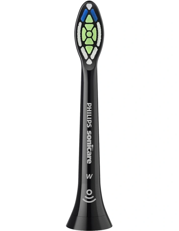 Sonicare W2 Optimal Brush Head 6 Pack HX6066/91in Black image 3