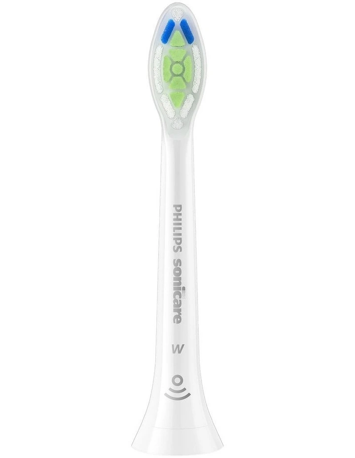 Sonicare W2 Optimal Brush Head 4 Pack HX6064/14 in White image 3