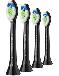Sonicare W2 Optimal Brush Head 4 Pack HX6064/91 in Black