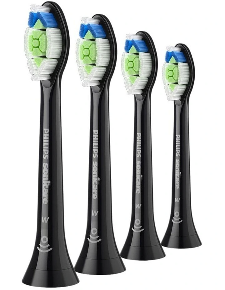 Sonicare W2 Optimal Brush Head 4 Pack HX6064/91 in Black image 1