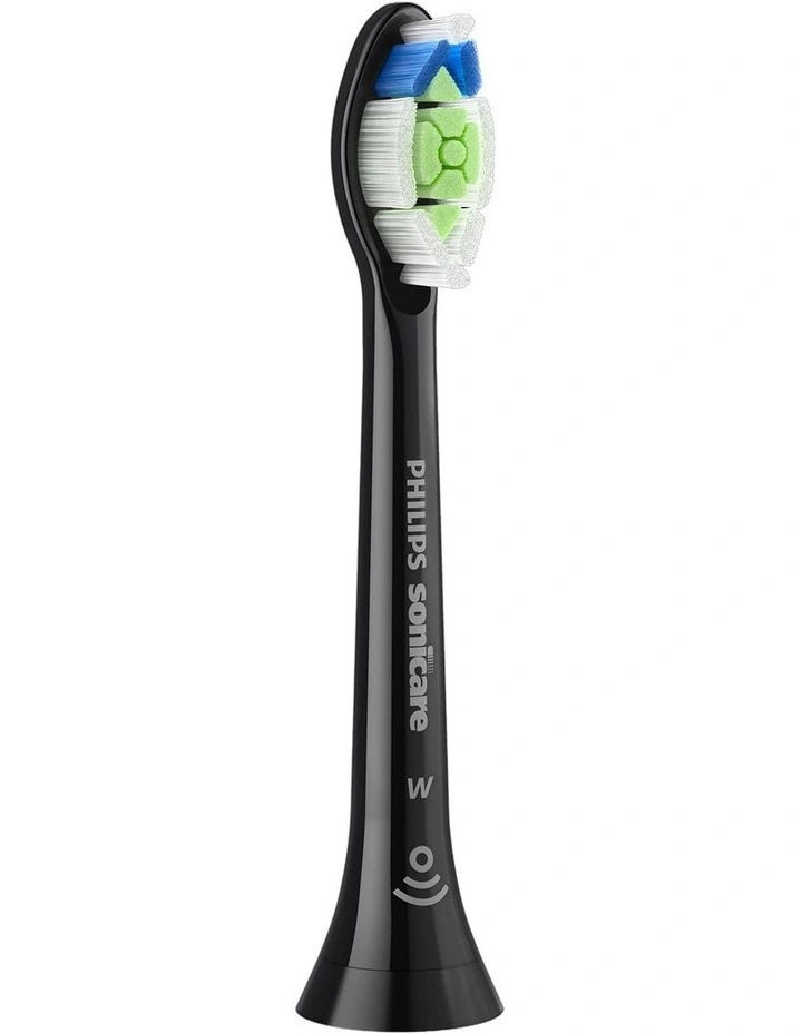 Sonicare W2 Optimal Brush Head 4 Pack HX6064/91 in Black image 3