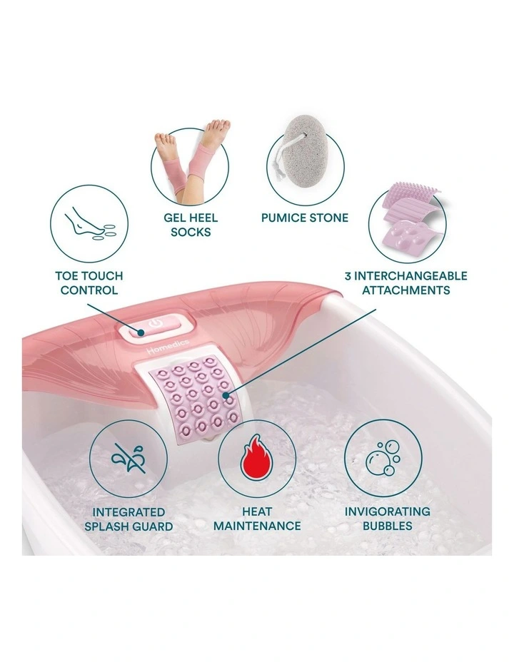 Bubble Bliss Deluxe Foot Spa Gift Set FB-54-AU image 7