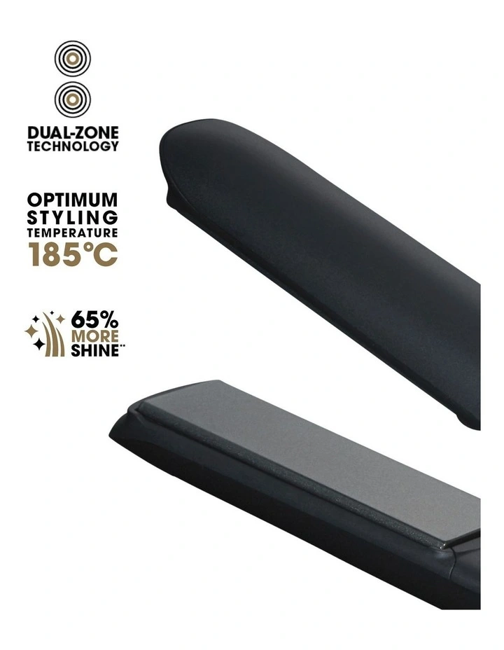 Gold Hair Straightener in Black image 4