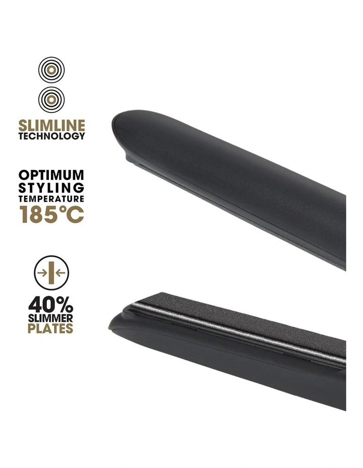 Mini Slim Plate Hair Straightener in Black image 4