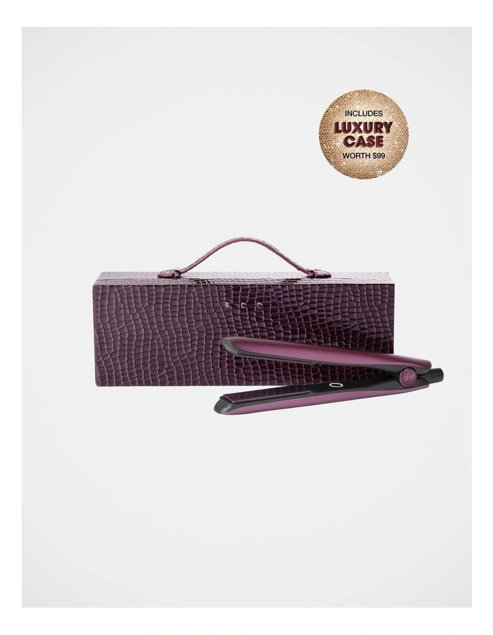 Gold hair straightener in cherry chic image 3