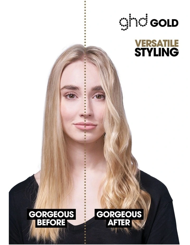 Gold hair straightener in cherry chic image 4