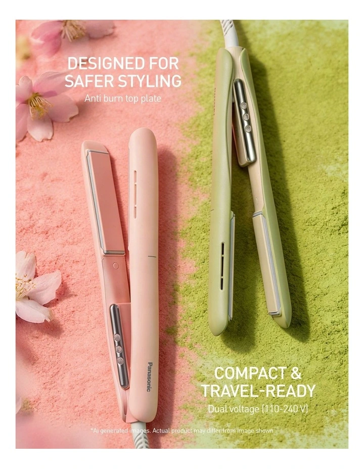Ionic Hair Straightener EH-HV31-P541 in Pink image 4