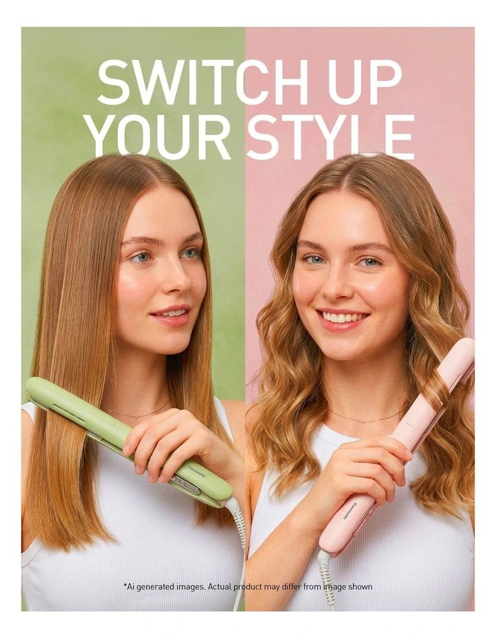 Ionic Hair Straightener EH-HV31-P541 in Pink image 7