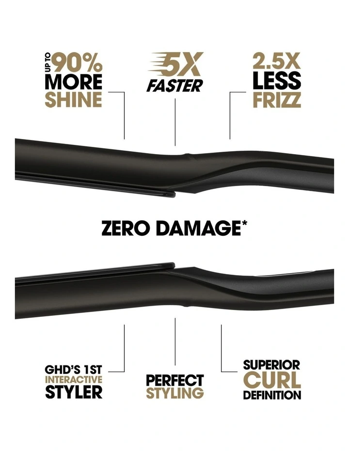 Sculpt Interactive Hair Straightener in Black image 3