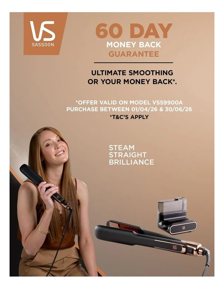 Steam Straight Brilliance Hair Straightener VSS9900A image 7