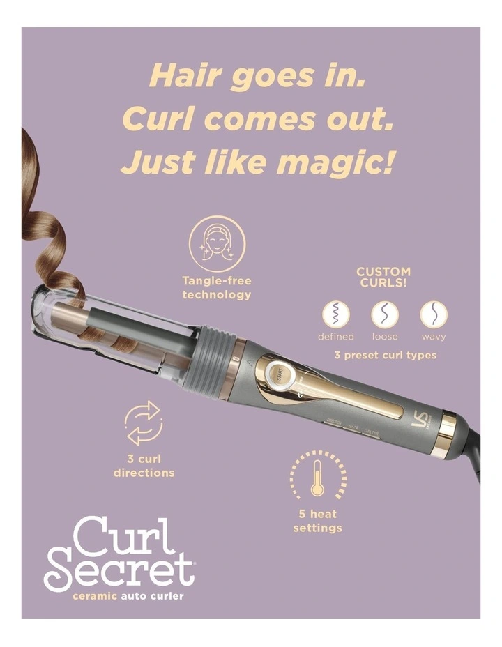 Curl Secret Ceramic Auto Curler VSC1041A image 5