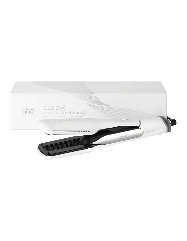 Duet Style 2-in-1 Hot Air Styler in White image 3