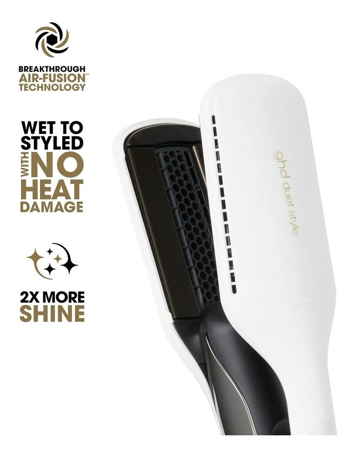 Duet Style 2-in-1 Hot Air Styler in White image 4