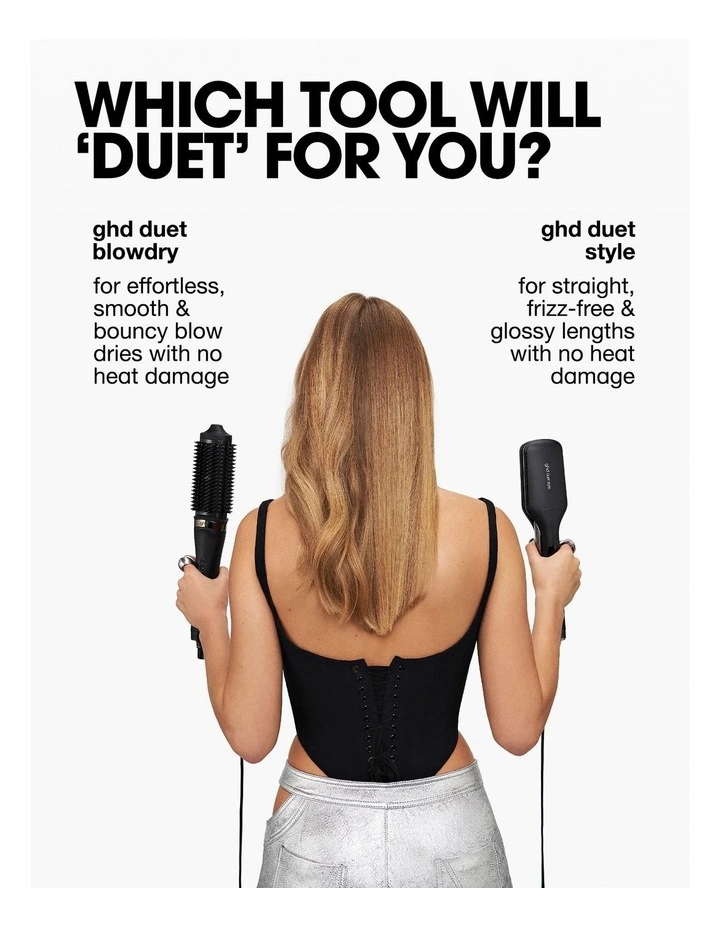 Duet Style 2-in-1 Hot Air Styler in White image 7