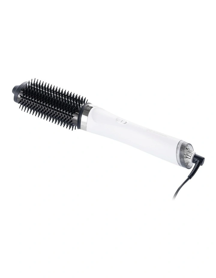 Duet Blow Dry 2-in-1 Hair Dryer Brush in White image 1