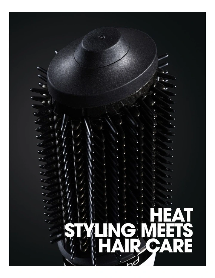 Duet Blow Dry 2-in-1 Hair Dryer Brush in White image 5