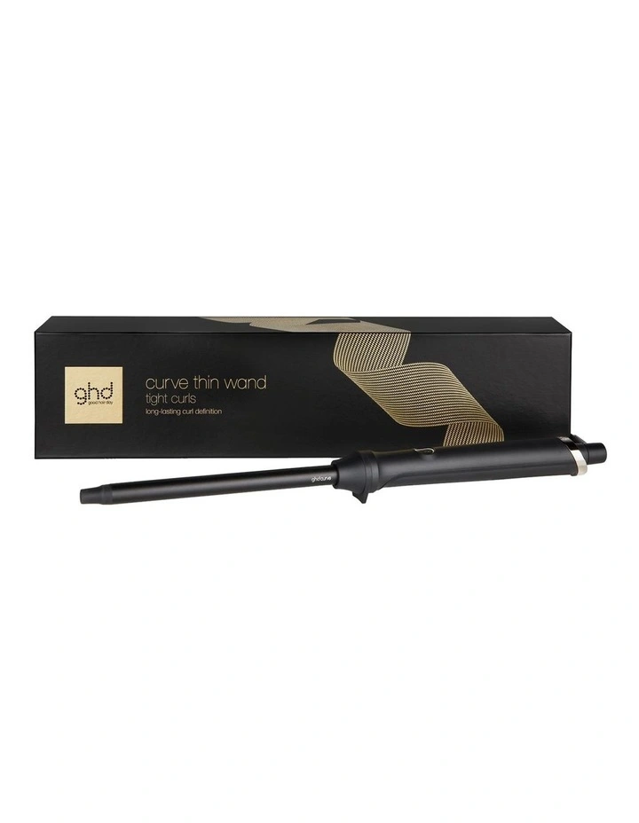 Thin Wand 14mm Hair Curling Wand in Black image 3
