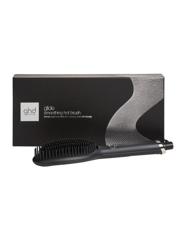 Glide Hair Straightener Hot Brush in Black image 3