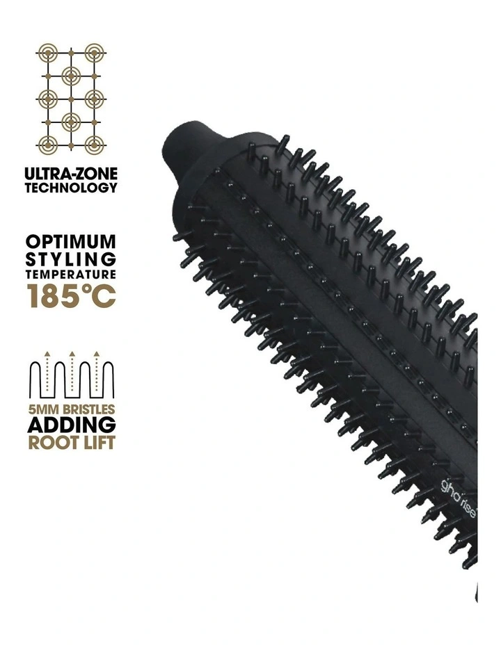 Rise Volumising Hot Brush in Black image 4