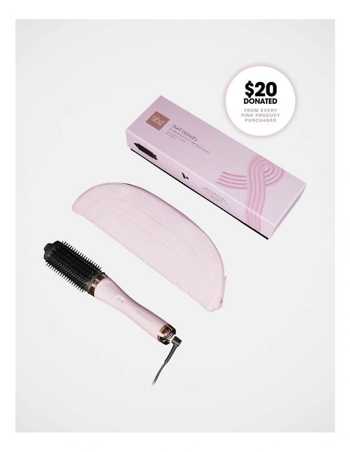 duet 2-in-1 blowdry brush in pink sorbet 99400000553 image 2