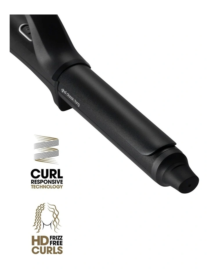 Chronos curve classic curling tong in black image 3