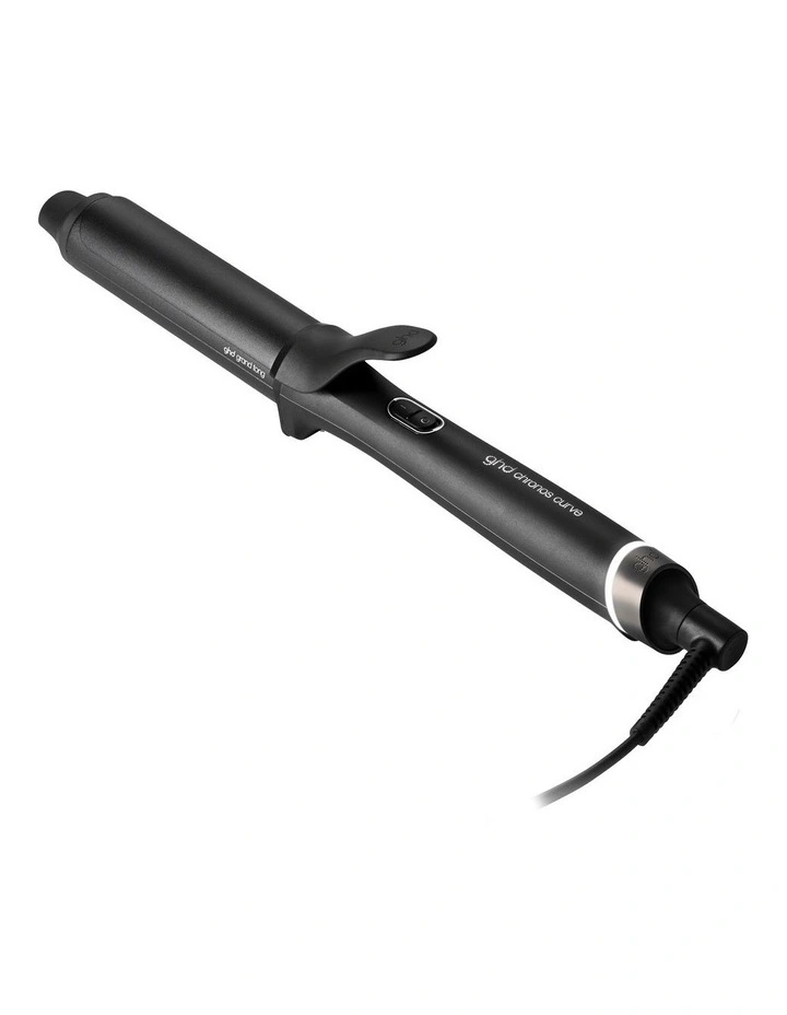 Chronos curve grand curling tong in black image 1