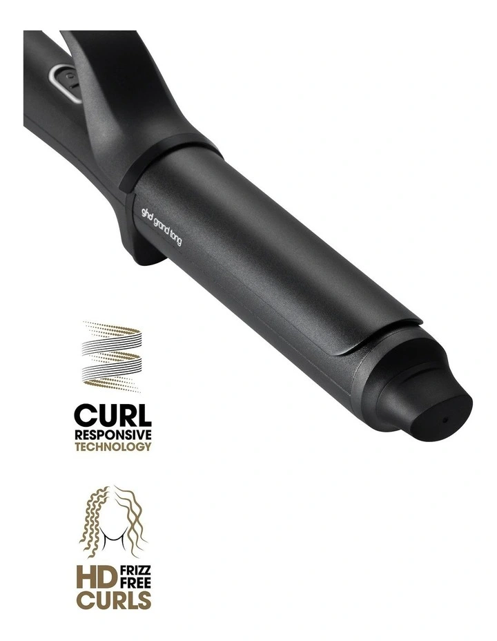 Chronos curve grand curling tong in black image 3