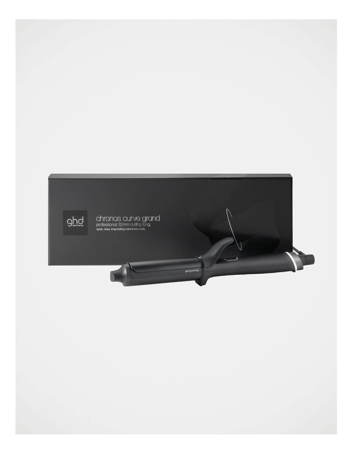 Chronos Curve Grand Curling Tong in Black 99350173972 image 7