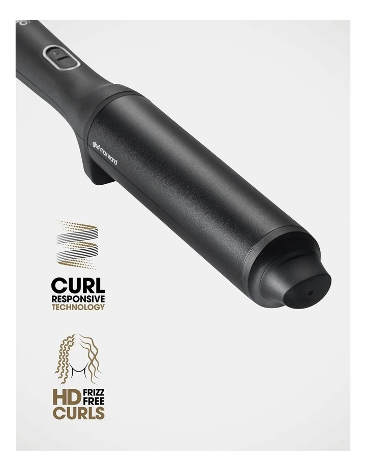 Chronos Curve Max Curling Wand in Black 99350173962 image 3