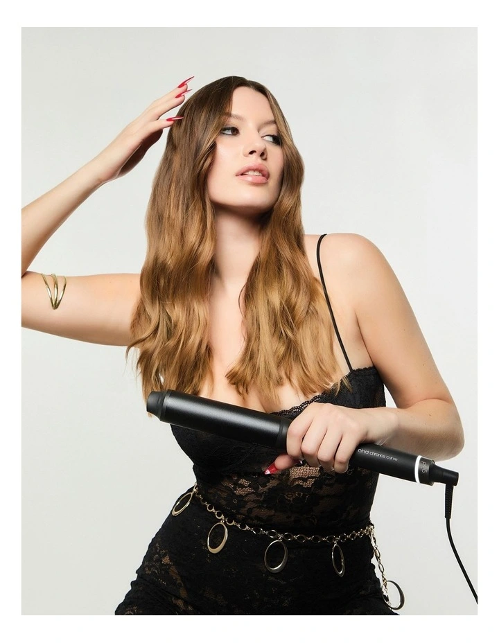 Chronos Curve Max Curling Wand in Black 99350173962 image 6