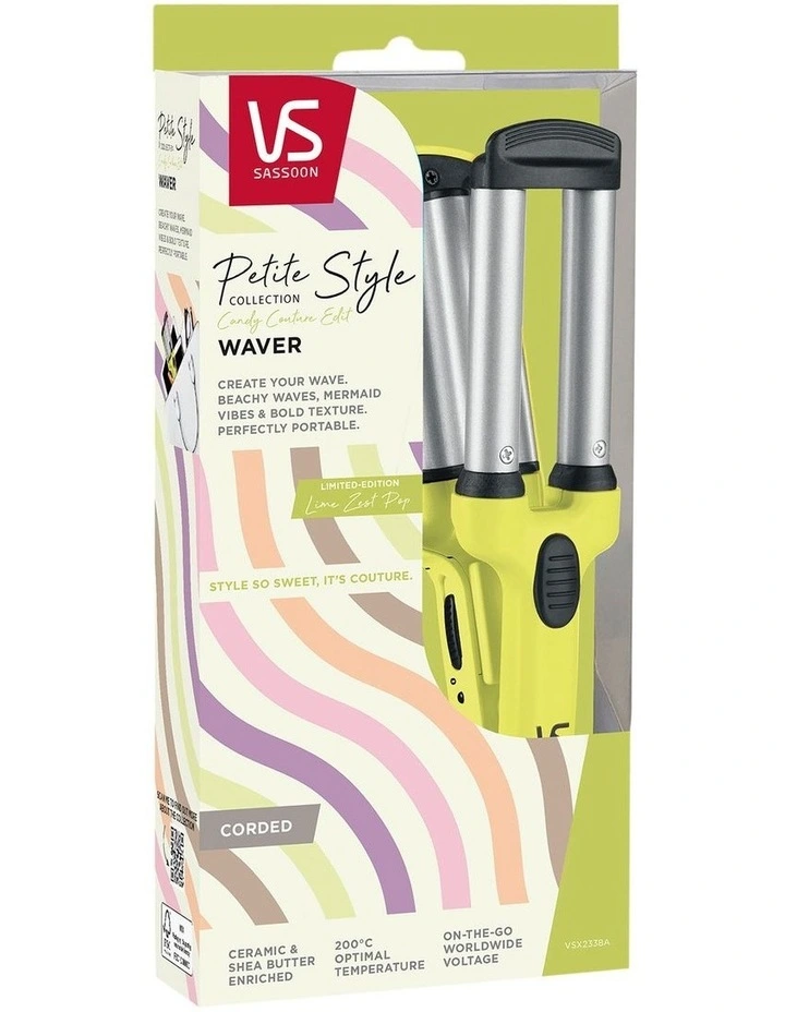 Petite Style Candy Couture Edit Waver in Lime Zest Pop/Silver image 5
