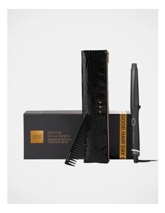 Chronos curve conical wand gift set in Black