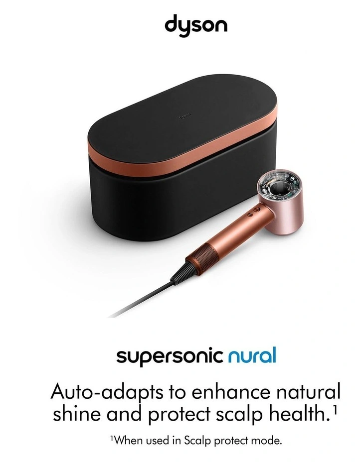 Supersonic Nural Intelligent Hair Dryer in Amber Silk/Pink Champagne image 2
