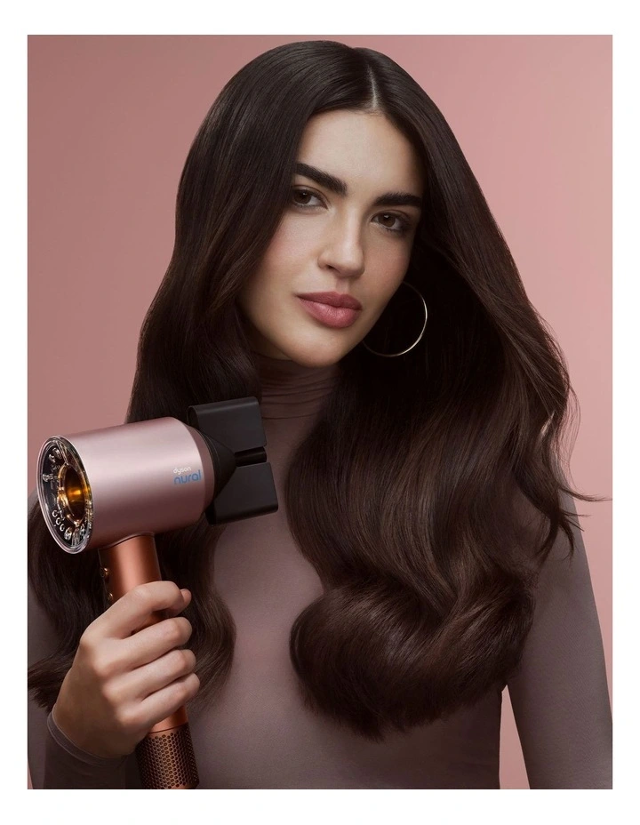 Supersonic Nural Intelligent Hair Dryer in Amber Silk/Pink Champagne image 3