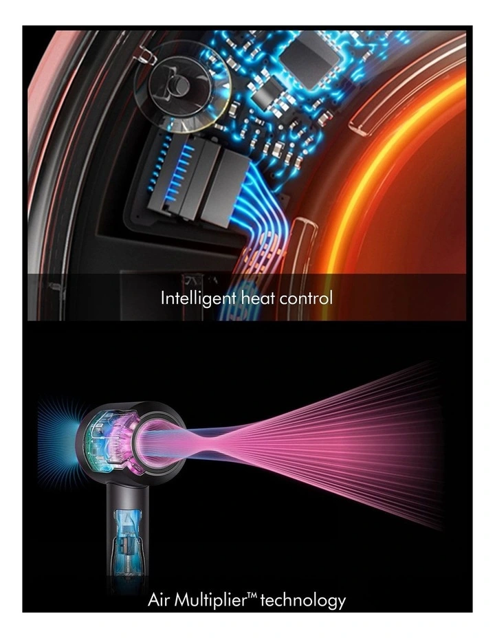 Supersonic Nural Intelligent Hair Dryer in Amber Silk/Pink Champagne image 6