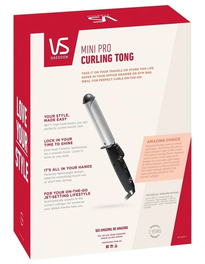 Mini Pro Hair Curling Tong VSC720CA image 4