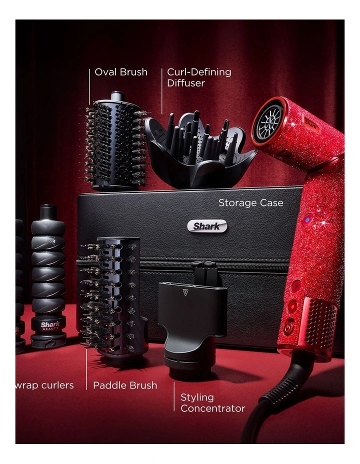 Ruby Diamond Limited Edition FlexStyle Air Styling & Drying System HD446JRANZ in Red image 7