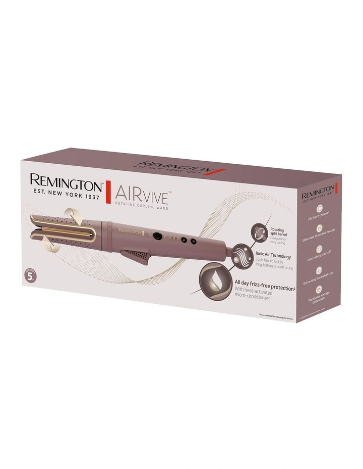 AirVive Rotating Curling Wand in Purple CI8930AU image 6