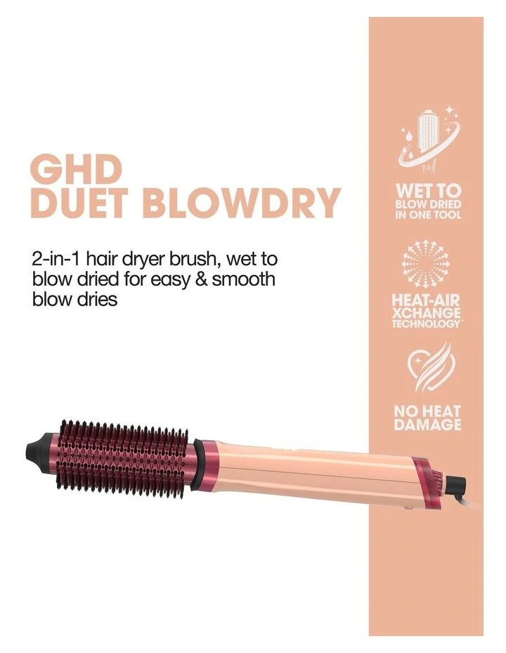Duet Blowdry Hot Air Styler in Sun-Kissed Peach image 5