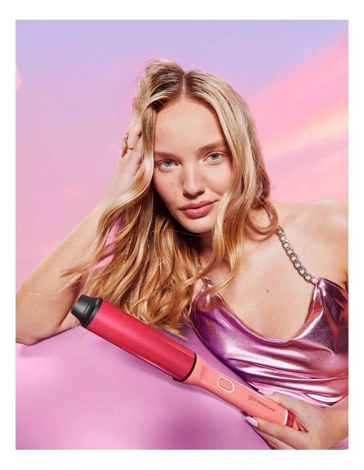 Chronos Curve Max Curling Wand in Candy Coral image 6