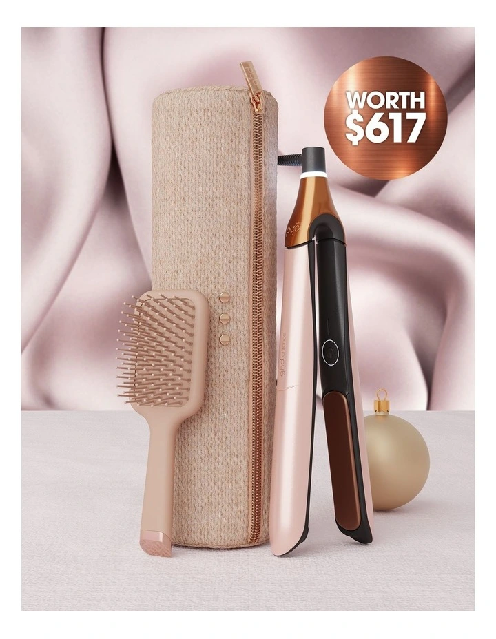 Chronos Hair Straightener Gift Set In Cashmere Beige image 2