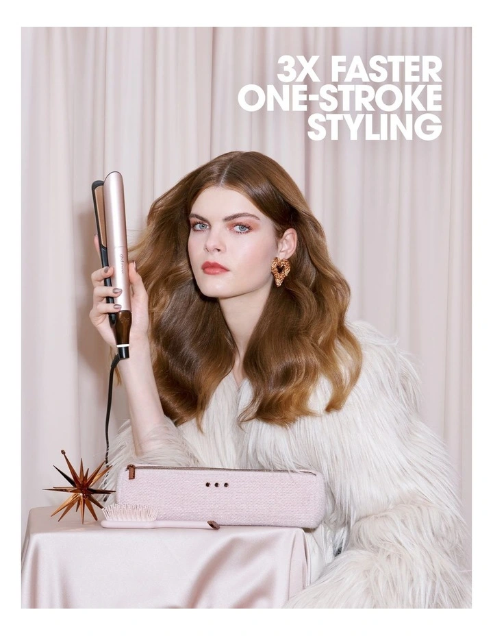 Chronos Hair Straightener Gift Set In Cashmere Beige image 3