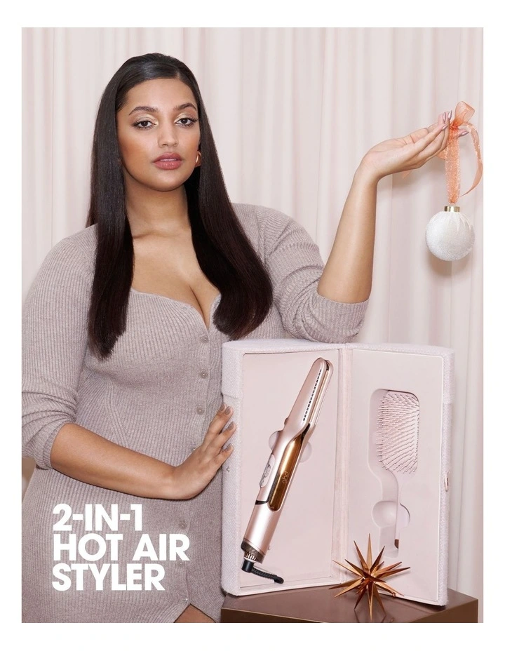 Duet Style 2-in-1 Hot Air Styler Gift Set In Cashmere Beige image 3