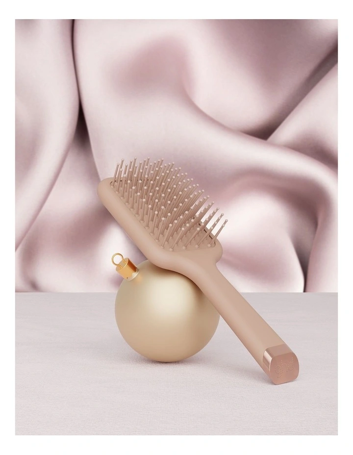 Mini Paddle Brush In Cashmere Beige image 2