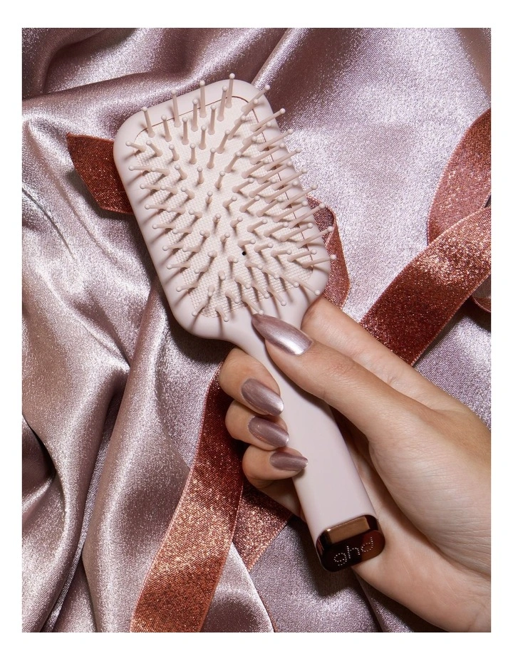 Mini Paddle Brush In Cashmere Beige image 3