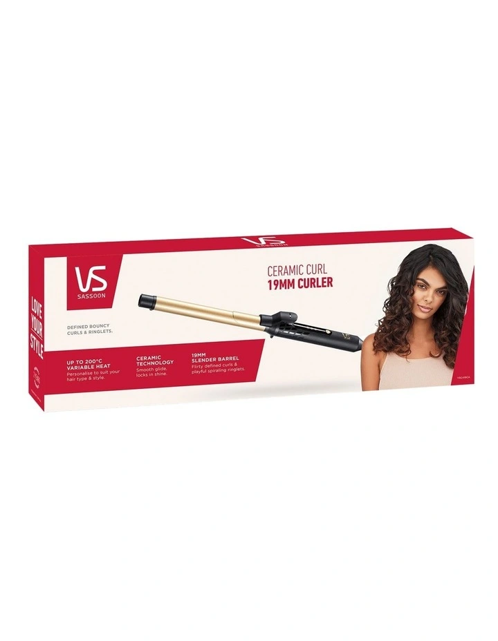 Ceramic Curl 19mm Curler, VSC419CA image 2