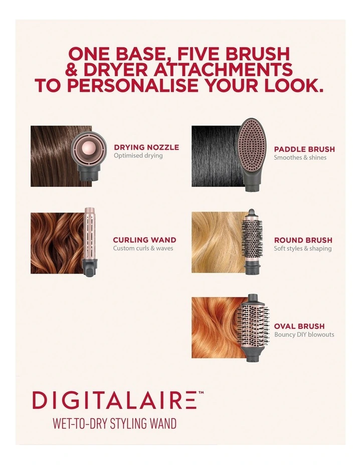 DigitalAIRE Wet-To-Dry Styling Wand VSLE8100CA image 3