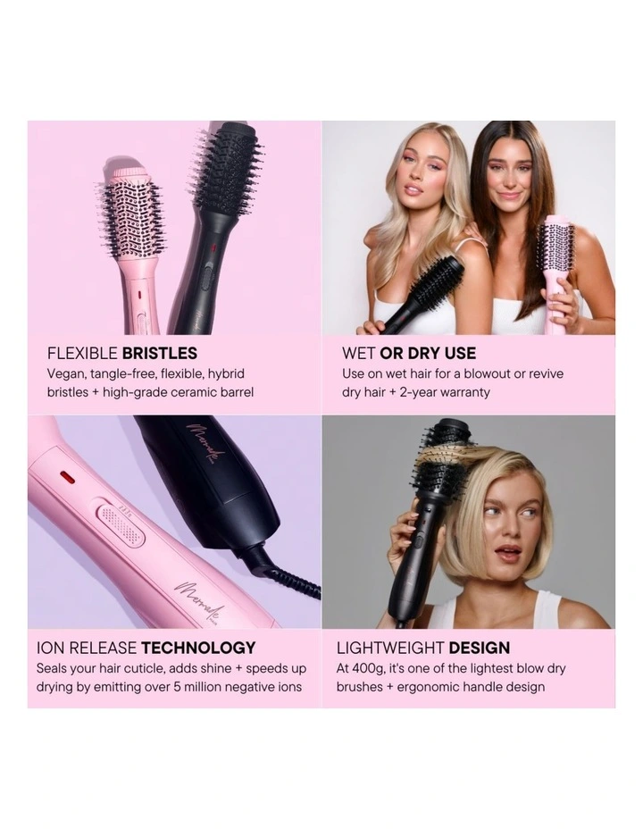 Blow Dry Brush in Sleek Black image 7