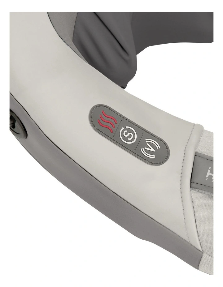 Shiatsu Neck & Shoulder Massager with Heat NMS-377HGY-AU in Grey image 3