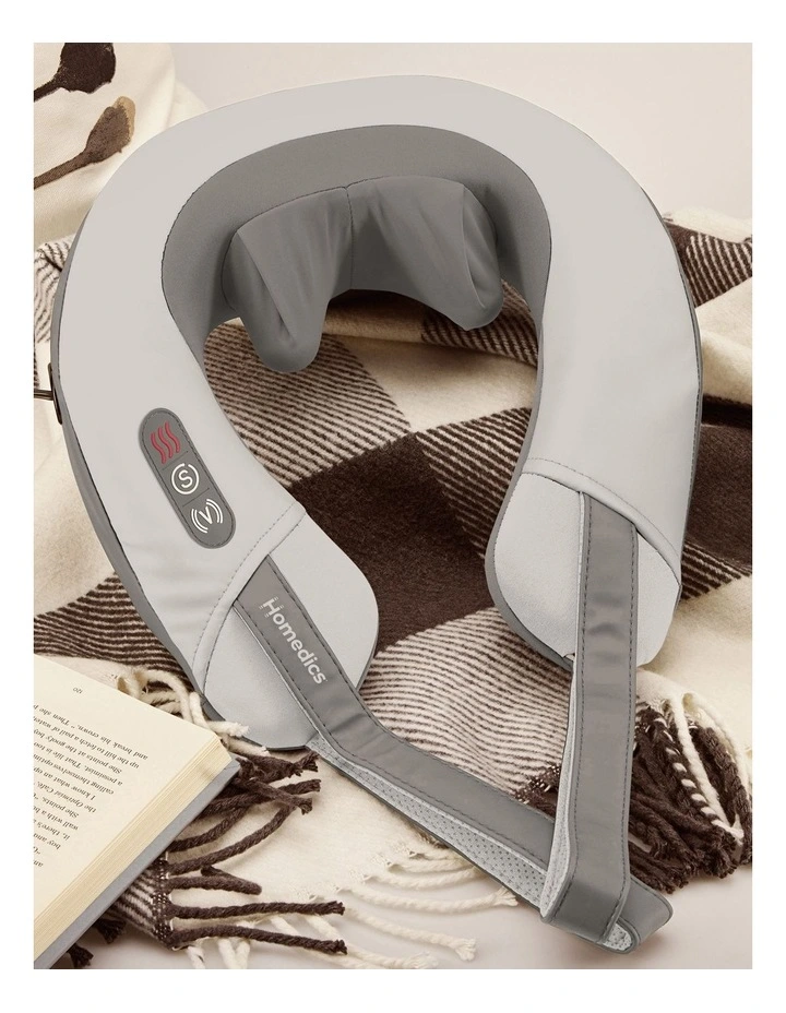 Shiatsu Neck & Shoulder Massager with Heat NMS-377HGY-AU in Grey image 5